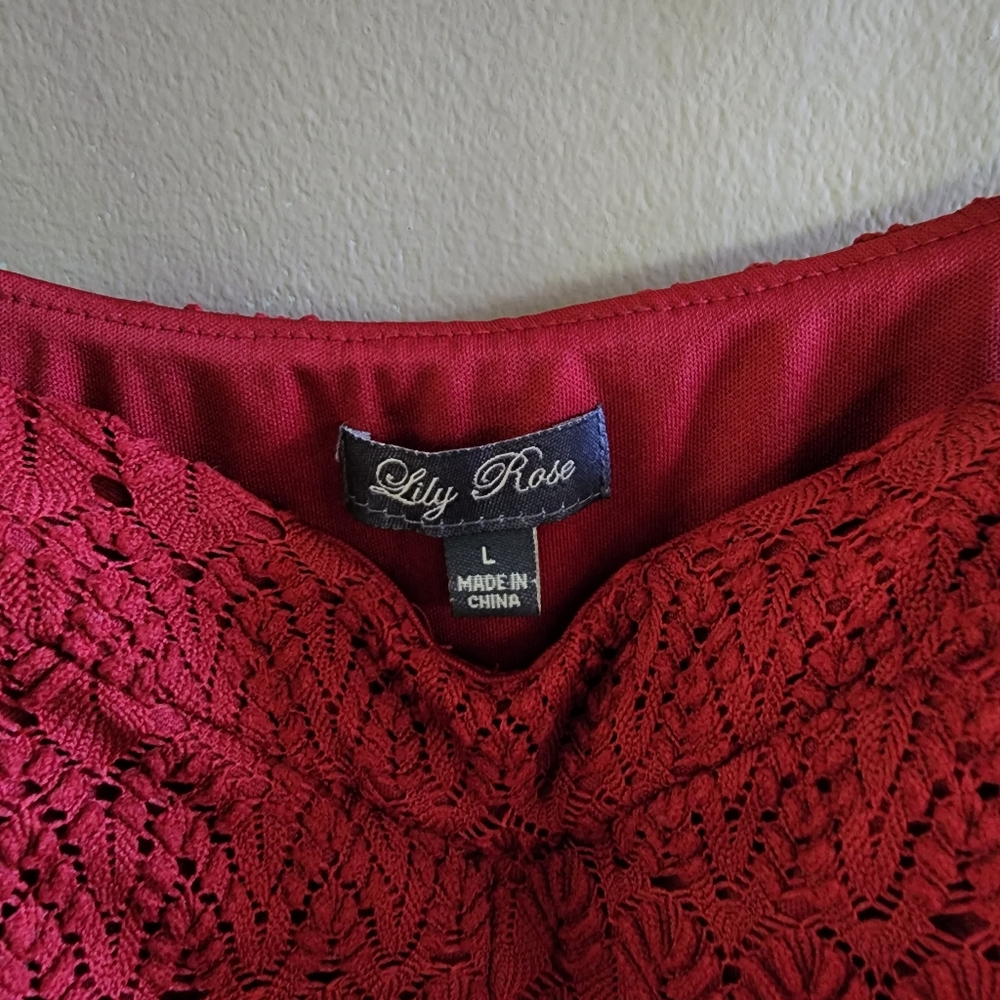 Red Maxi Dress - Picture 2 of 6